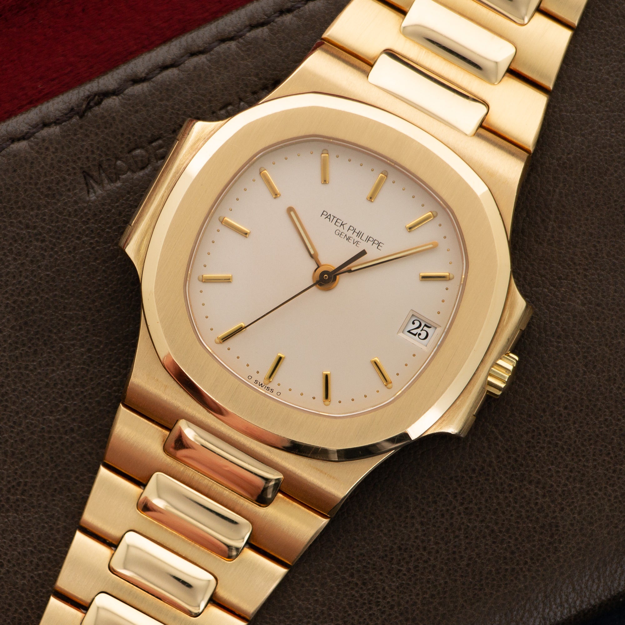 Patek Philippe - Patek Philippe Yellow Gold Nautilus Watch Ref. 3800 - The Keystone Watches