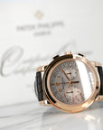 Patek Philippe - Patek Philippe Rose Gold Chronograph Watch Ref. 5070, Completely Unworn - The Keystone Watches