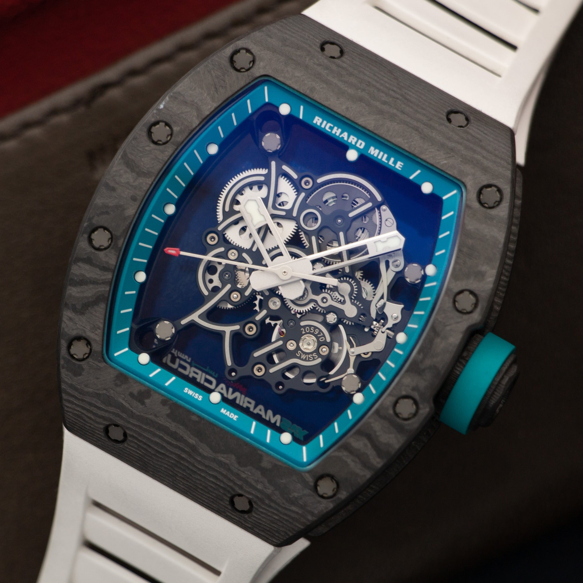 Richard Mille - Richard Mille Carbon Yas Marina Circuit Watch Ref. RM055 - The Keystone Watches