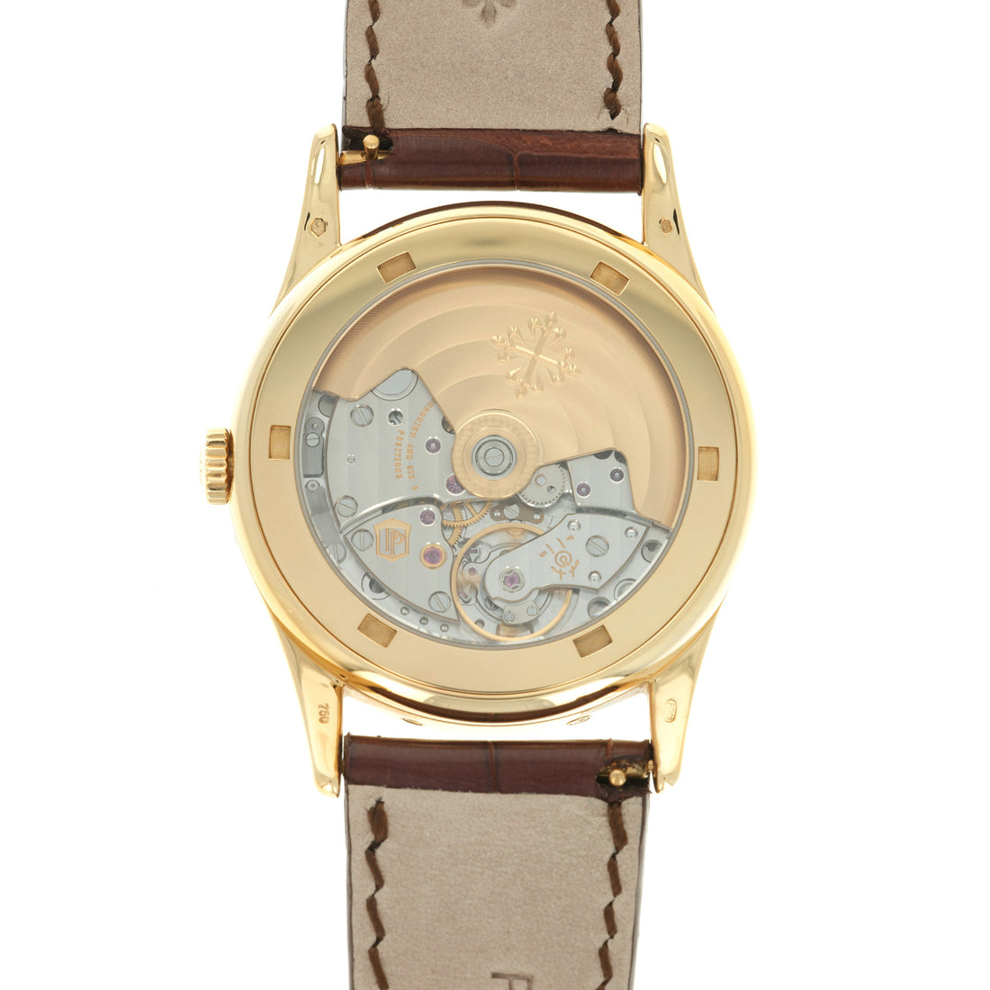 Patek Philippe Yellow Gold Perpetual Retrograde Grey Dial Watch Ref. 5050