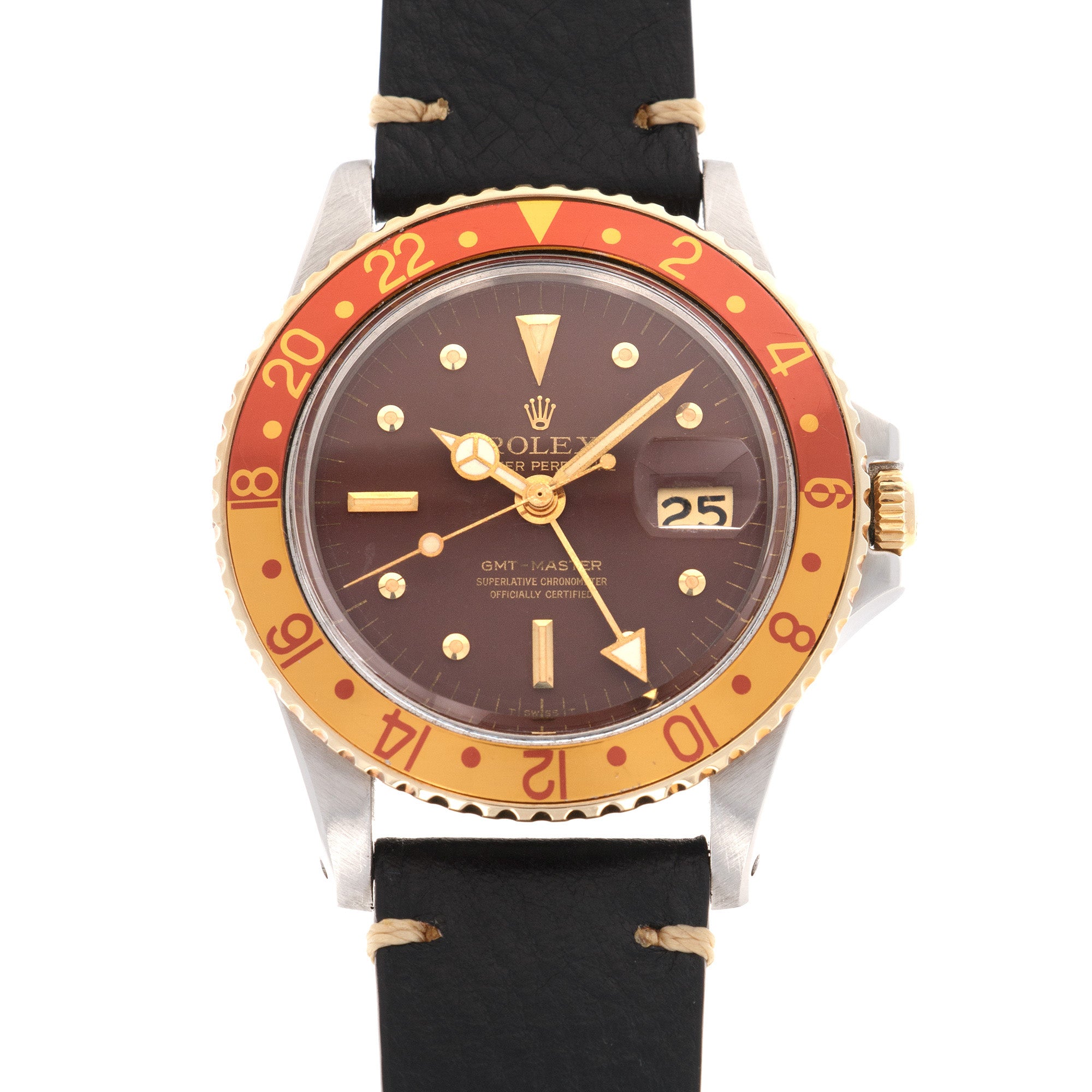 Rolex - Rolex Two-Tone GMT-Master Root Beer Watch Ref. 1675 - The Keystone Watches
