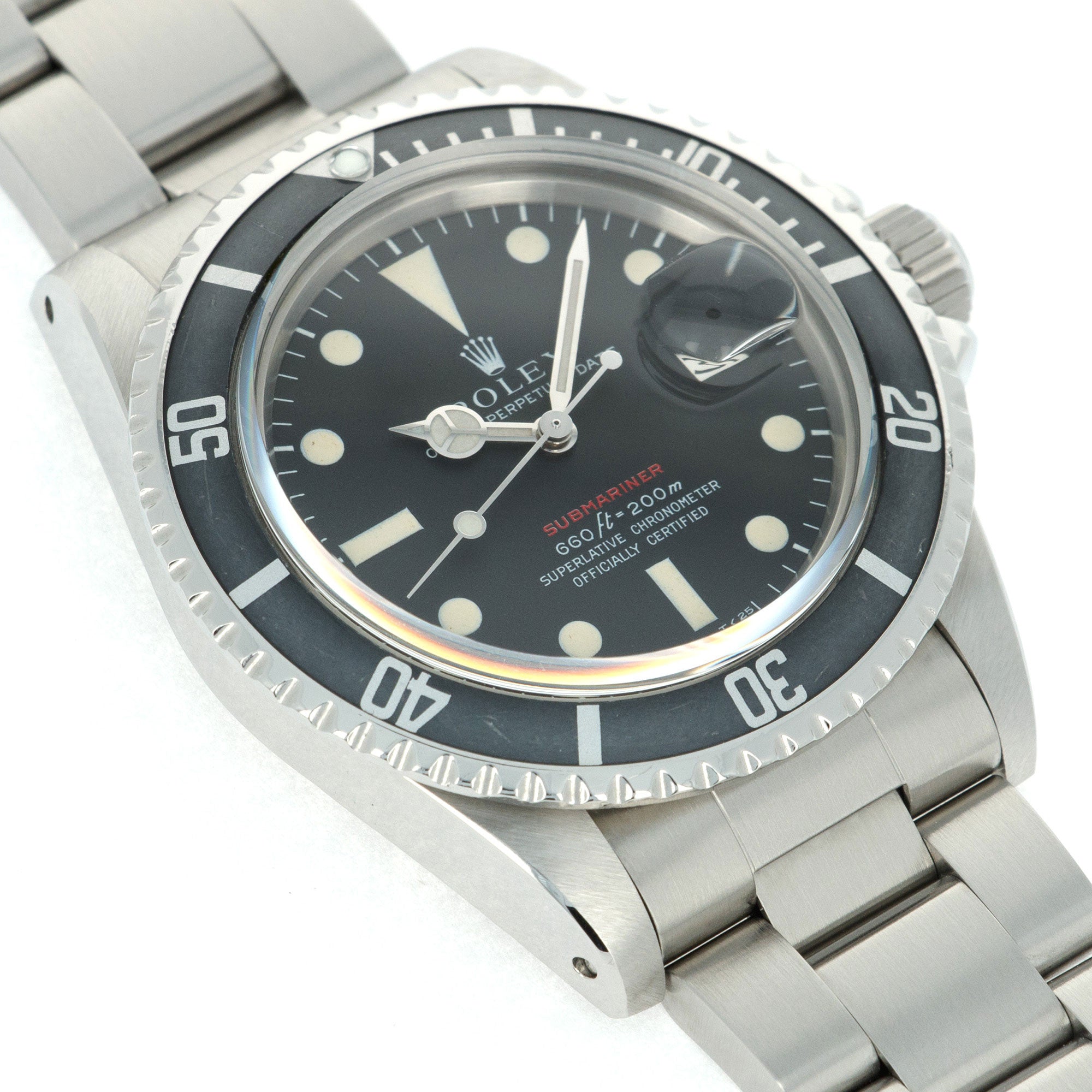 Rolex - Rolex Red Submariner Watch Ref. 1680 with Original Box and Papers - The Keystone Watches