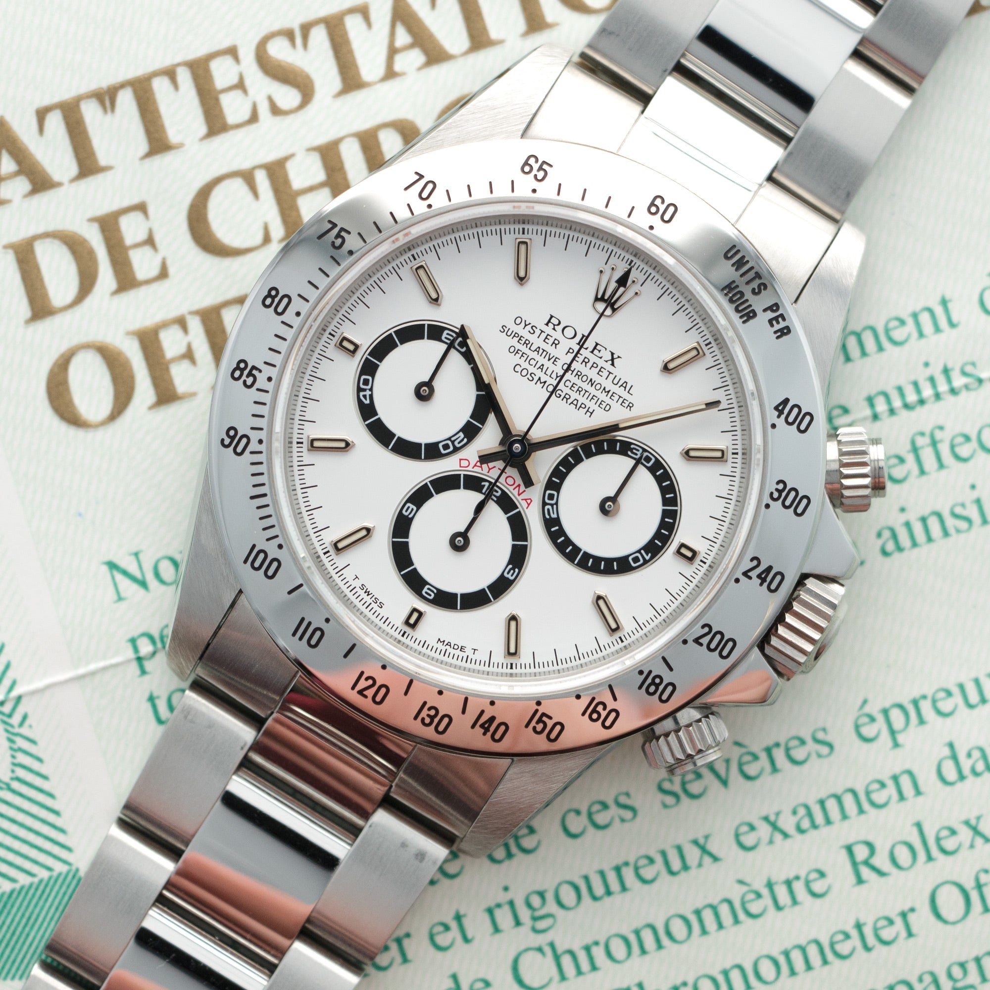 Rolex - Rolex Cosmograph Daytona Watch Ref. 16520 with Original Box and Papers, Completely New Old Stock - The Keystone Watches