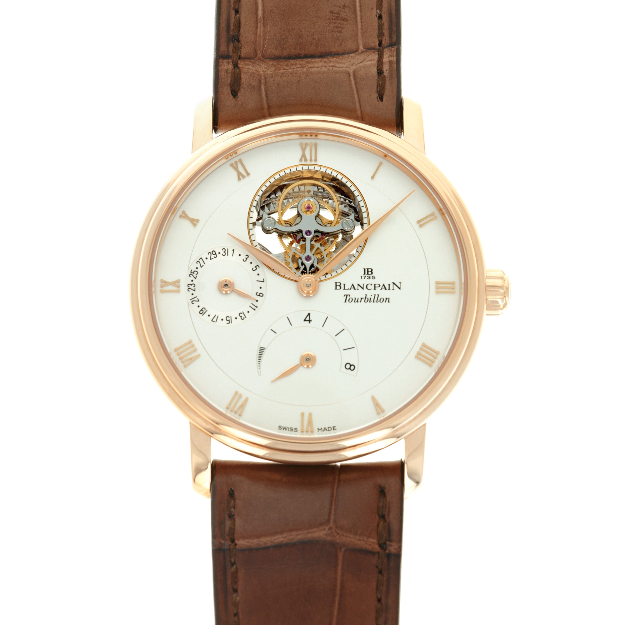 Blancpain - Blancpain Rose Gold Villeret Tourbillon 8-Jours - The Keystone Watches