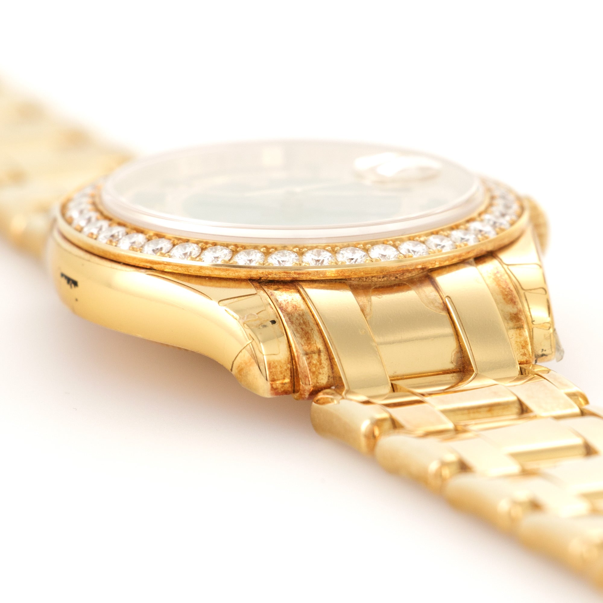 Rolex - Rolex Yellow Gold Day-Date Masterpiece Green Watch Ref. 18948 - The Keystone Watches