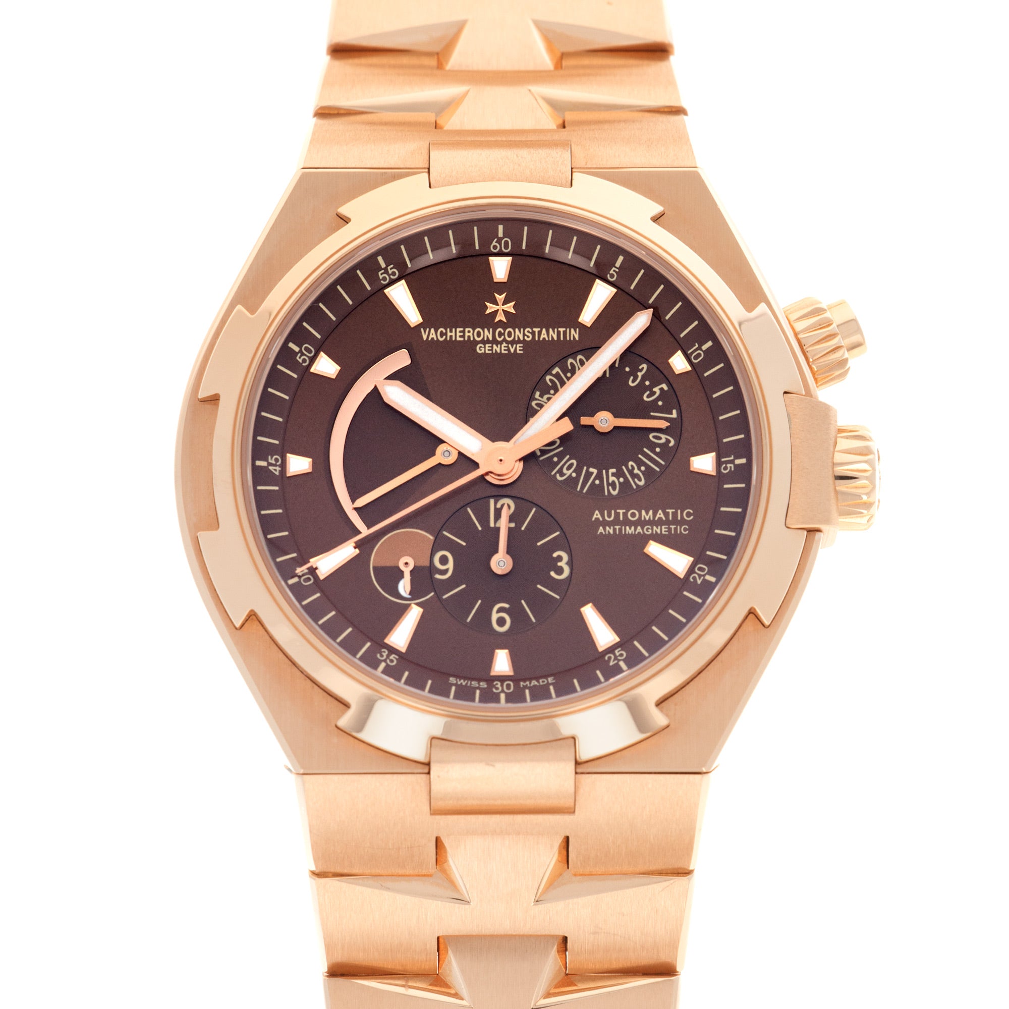 Vacheron Constantin - Vacheron Constantin Rose Gold Overseas Dual Time Power Reserve Watch Ref. 47450 - The Keystone Watches
