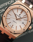 Audemars Piguet - Audemars Piguet Rose Gold Royal Oak Watch Ref. 15400 - The Keystone Watches