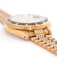 Rolex Yellow Gold GMT-Master Diamond Ruby Sapphire Watch Ref. 16758