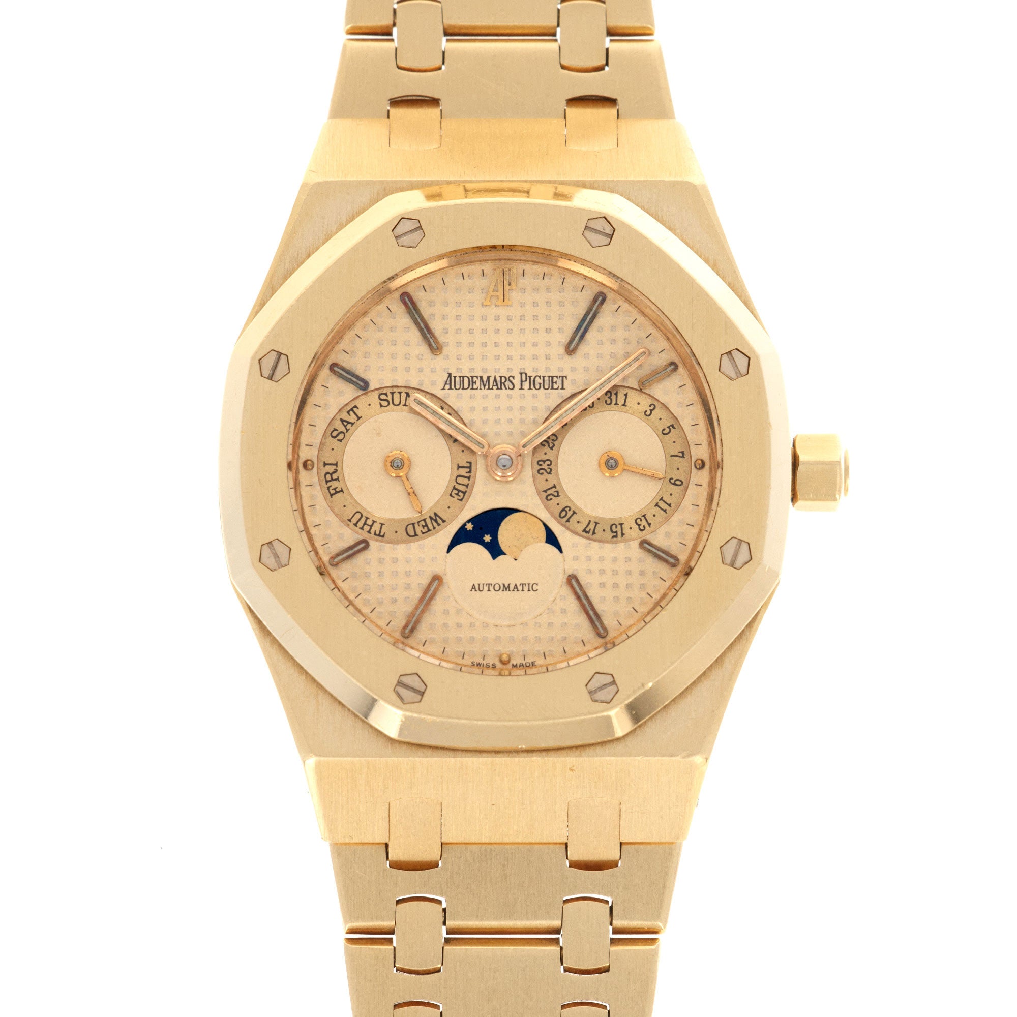 Audemars Piguet - Audemars Piguet Yellow Gold Royal Oak Moonphase Watch - The Keystone Watches