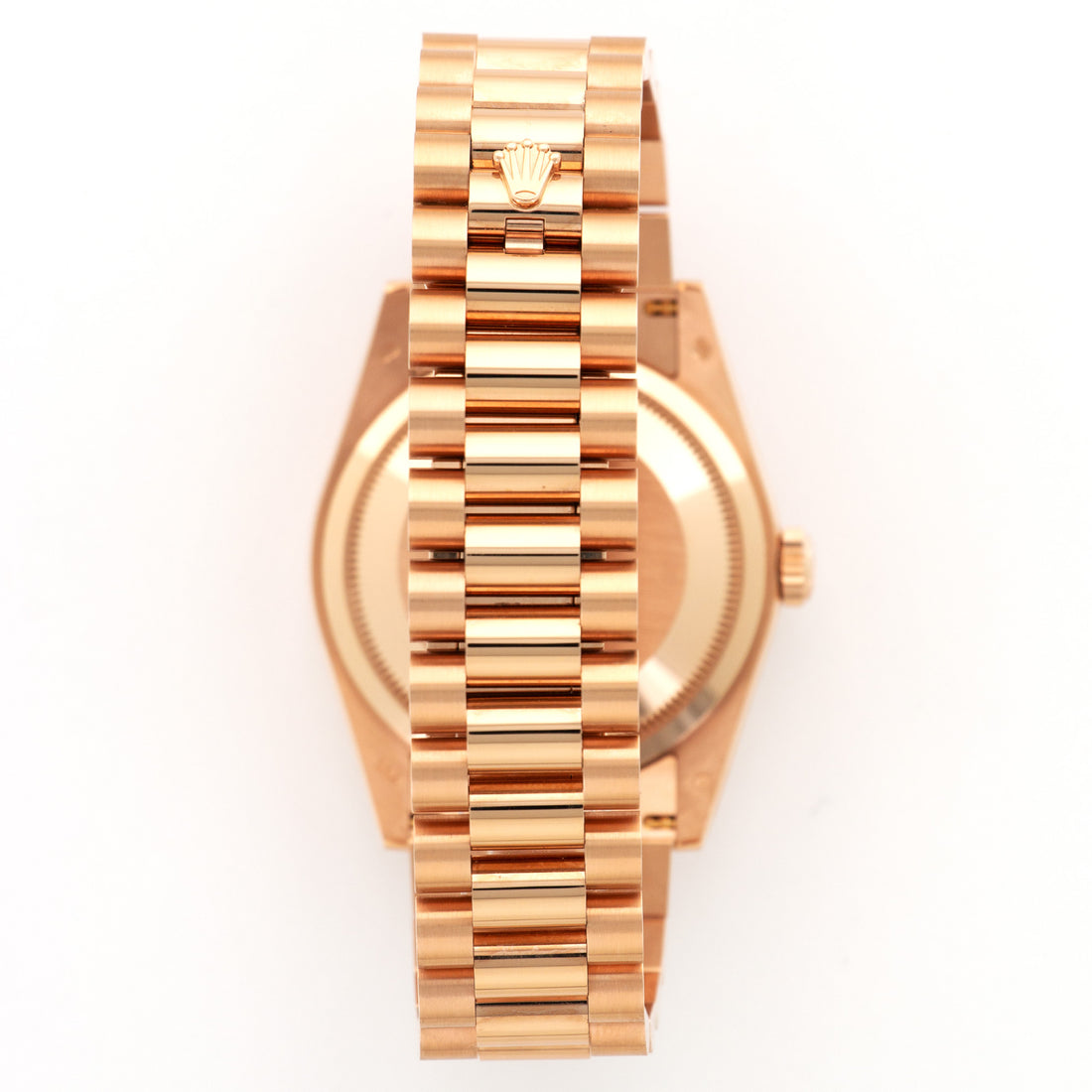 Rolex Rose Gold Day-Date Everose Ferrite Diamond Watch Ref. 118235