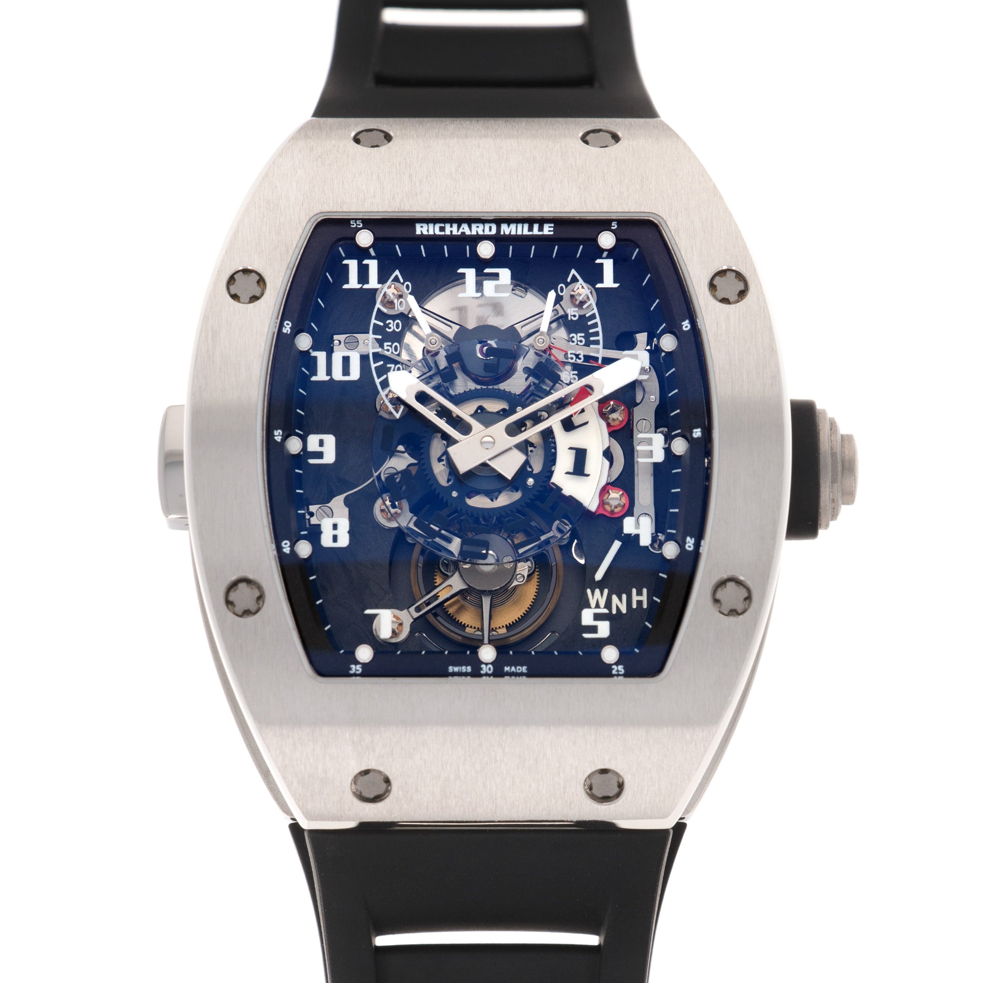 Richard Mille - Richard Mille Platinum GMT Tourbillon Watch Ref. RM003 - The Keystone Watches