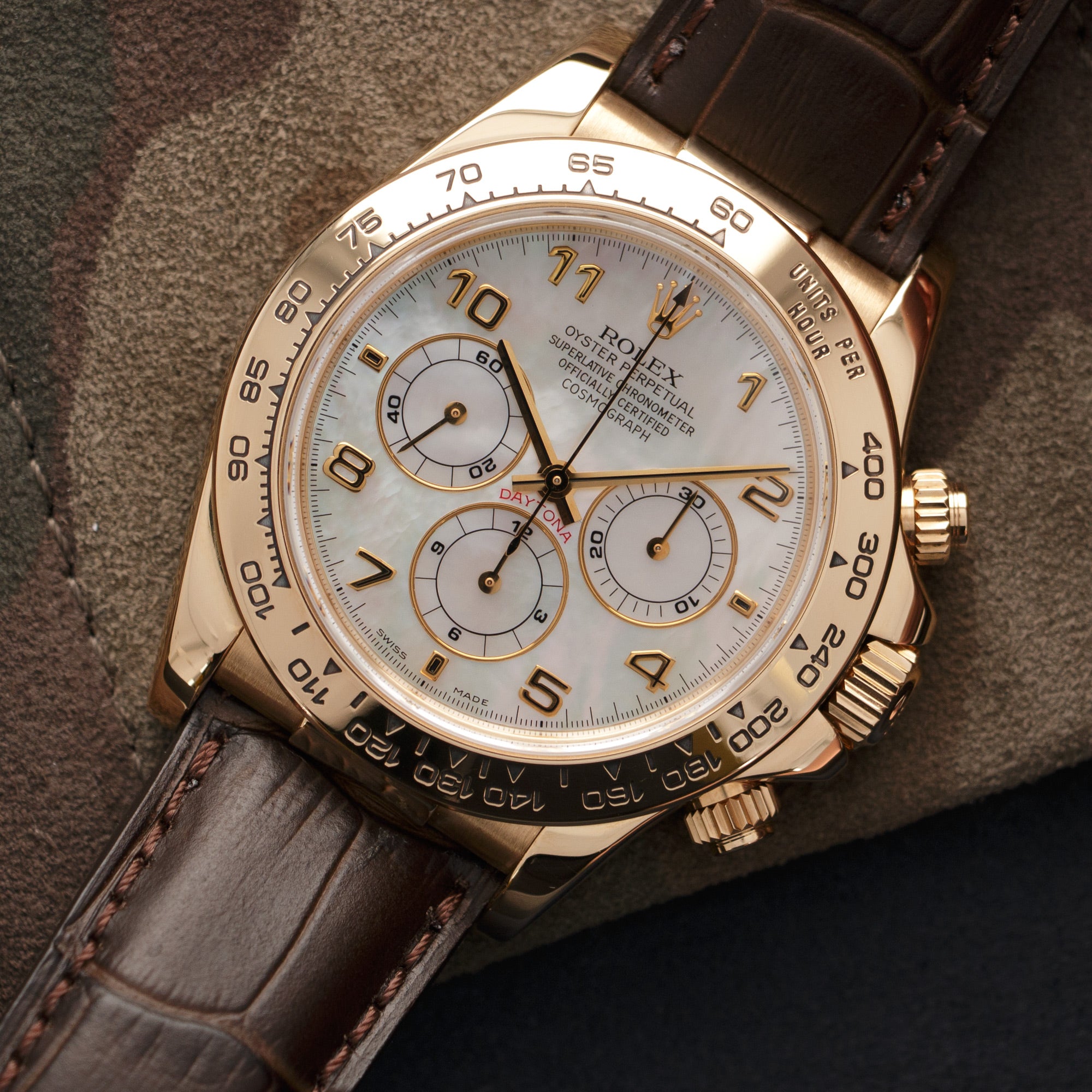 Rolex - Rolex Yellow Gold Daytona MOP Zenith Watch Ref. 16518 - The Keystone Watches