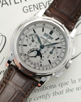 Patek Philippe - Patek Philippe White Gold Perpetual Calendar Chrono Watch Ref. 5970 - The Keystone Watches