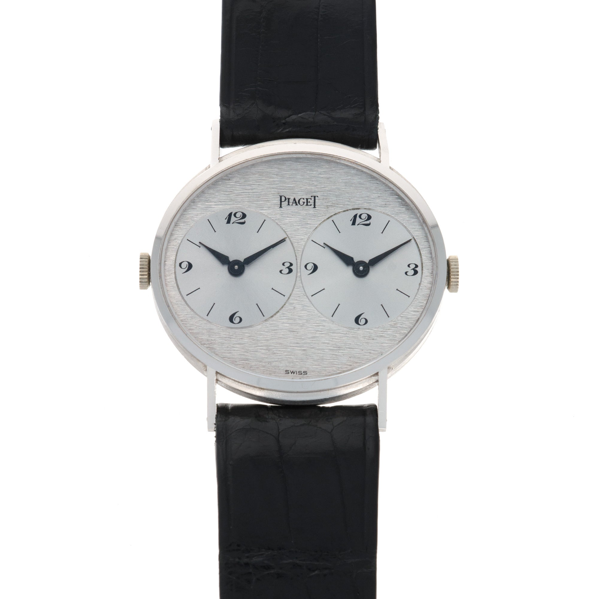 Piaget - Piaget White Gold Dual Time Watch - The Keystone Watches