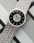 Piaget - Piaget White Gold Diamond Bezel with Black and Diamond Dial on Bracelet - The Keystone Watches
