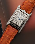 Cartier - Cartier White Gold Tank Basculante Diamond Watch - The Keystone Watches