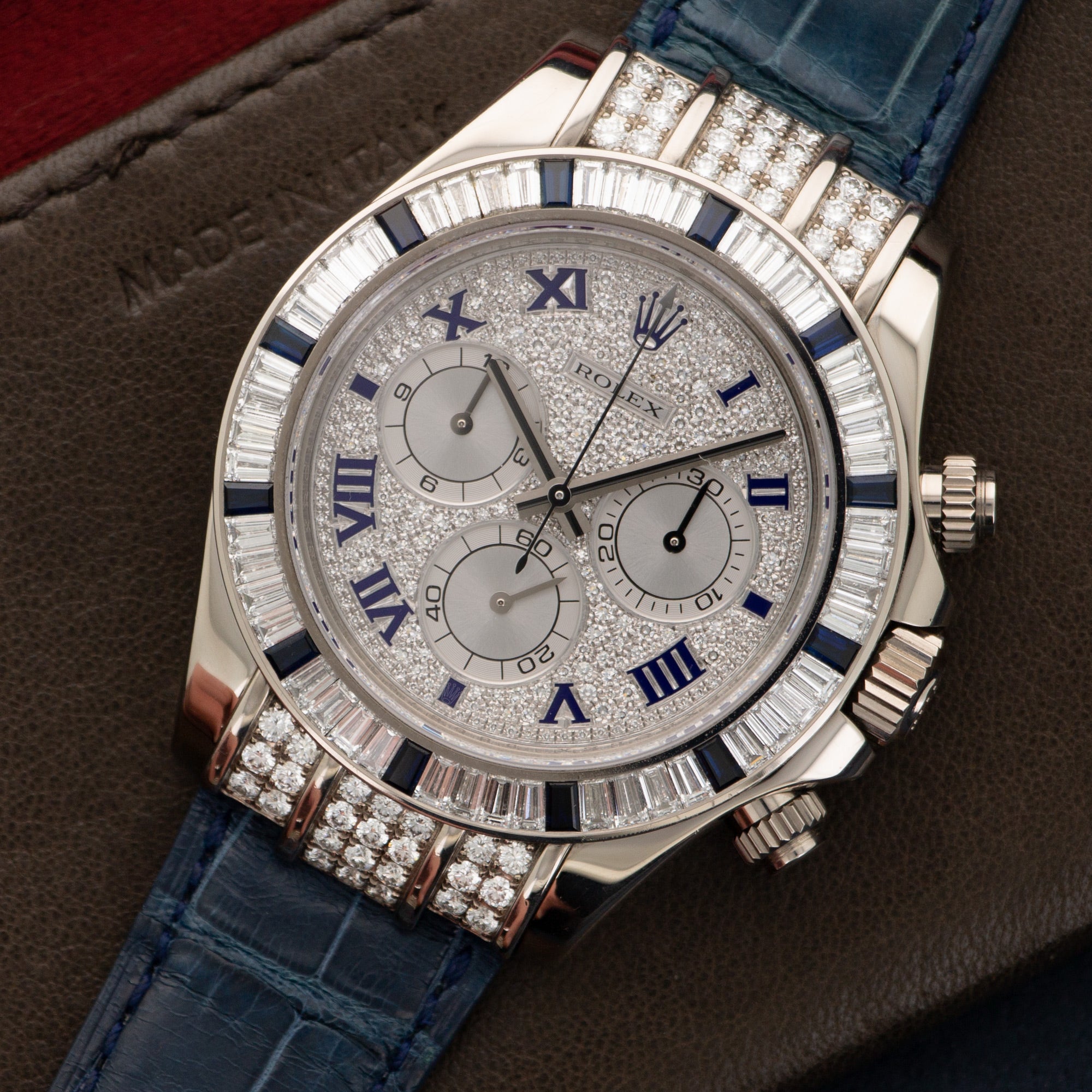 Rolex Cosmograph Daytona Diamond &amp; Sapphire Watch Ref. 116599