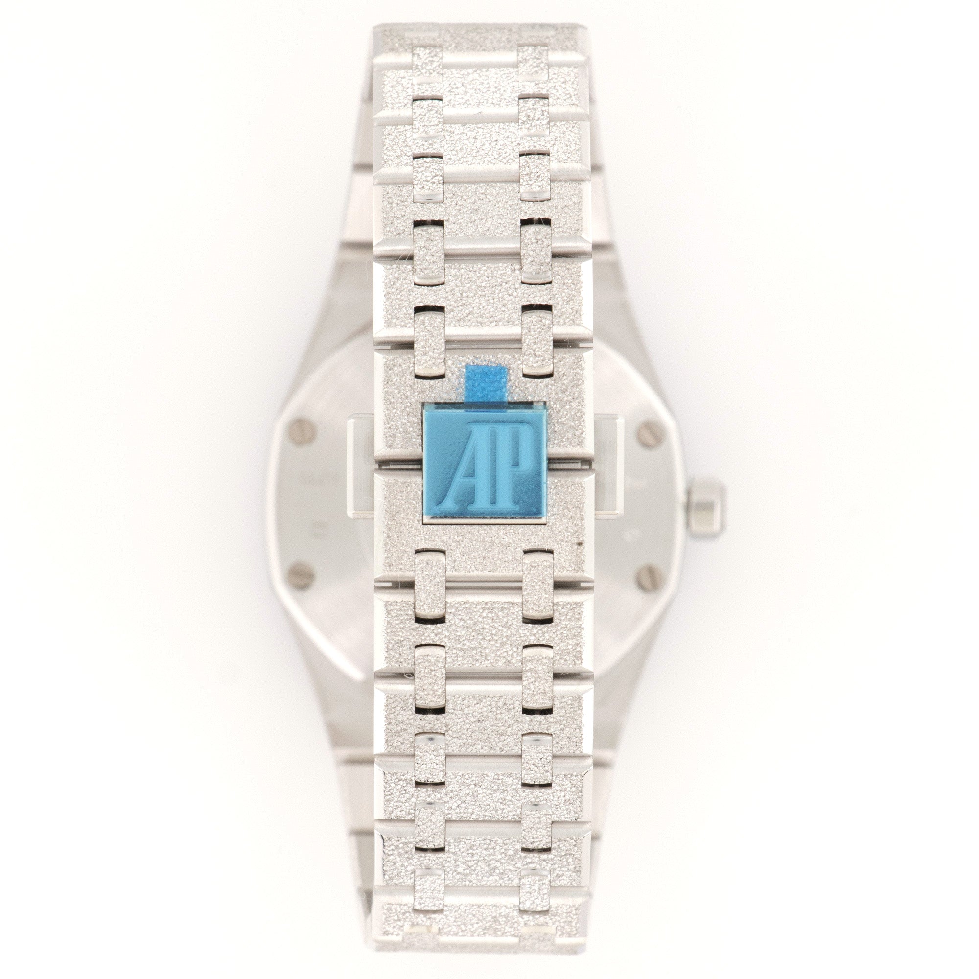 Audemars Piguet - Audemars Piguet White Gold Frosted Royal Oak Watch - The Keystone Watches