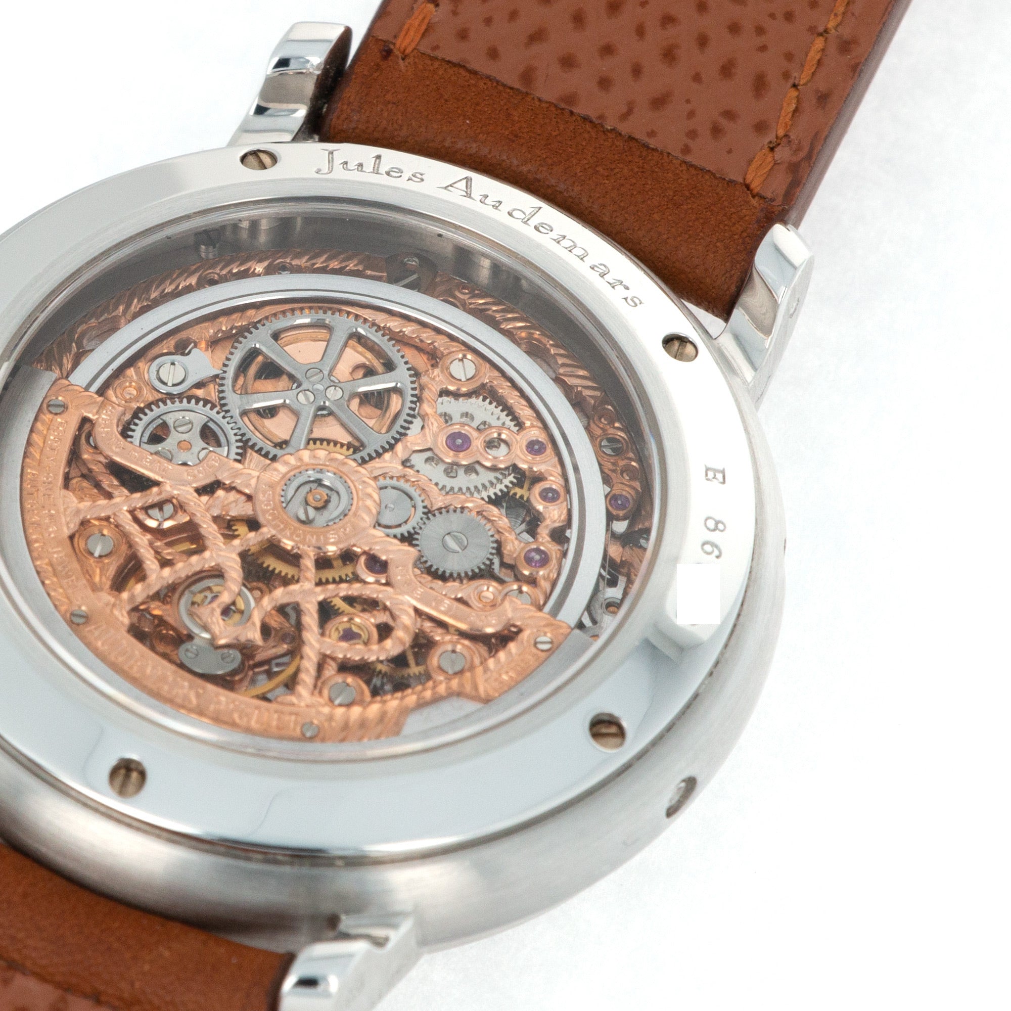 Audemars Piguet - Audemars Piguet Platinum Perpetual Skeleton Watch - The Keystone Watches