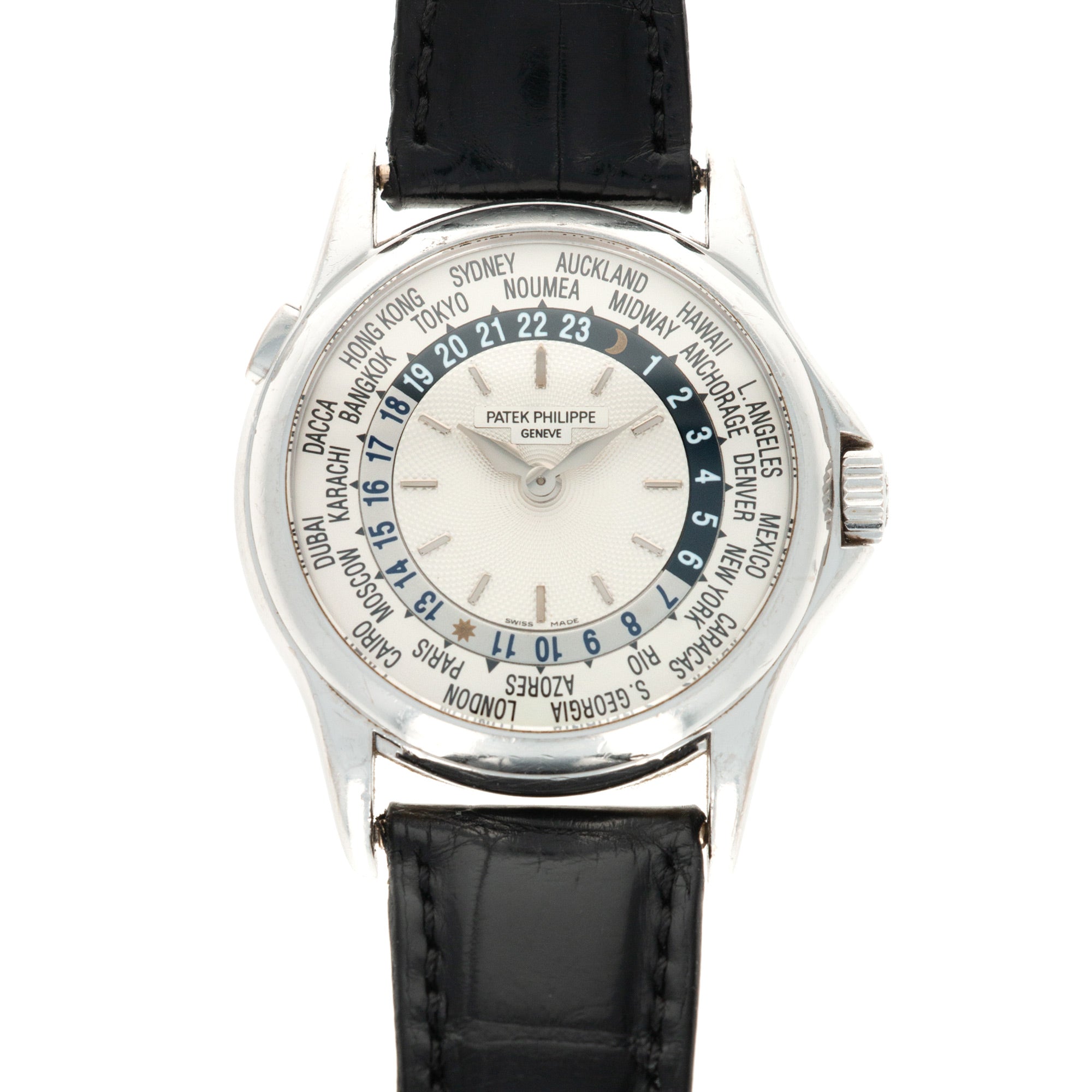 Patek Philippe - Patek Philippe World Time White Gold Ref. 5110G - The Keystone Watches