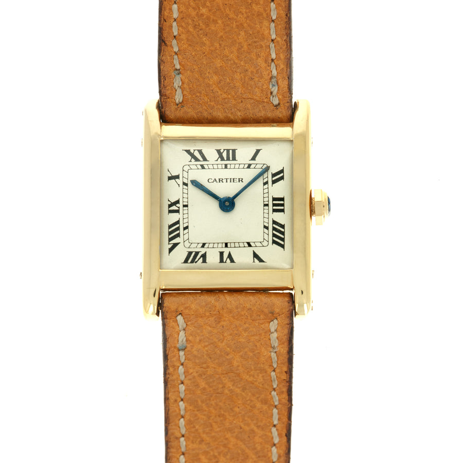 Cartier Yellow Gold Large Tank Speciale Watch, 1959
