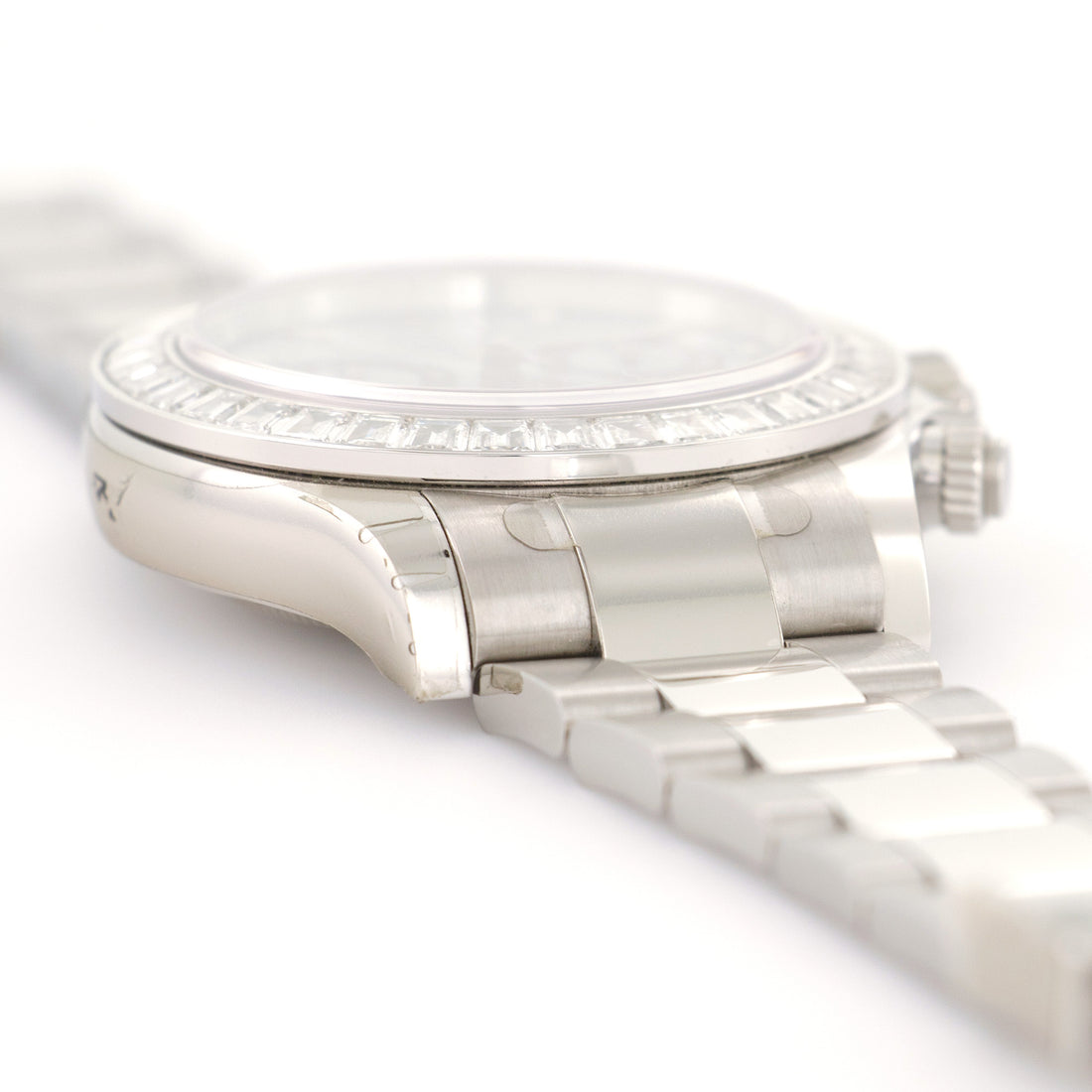 Rolex Platinum Cosmograph Daytona Diamond Watch Ref. 116576