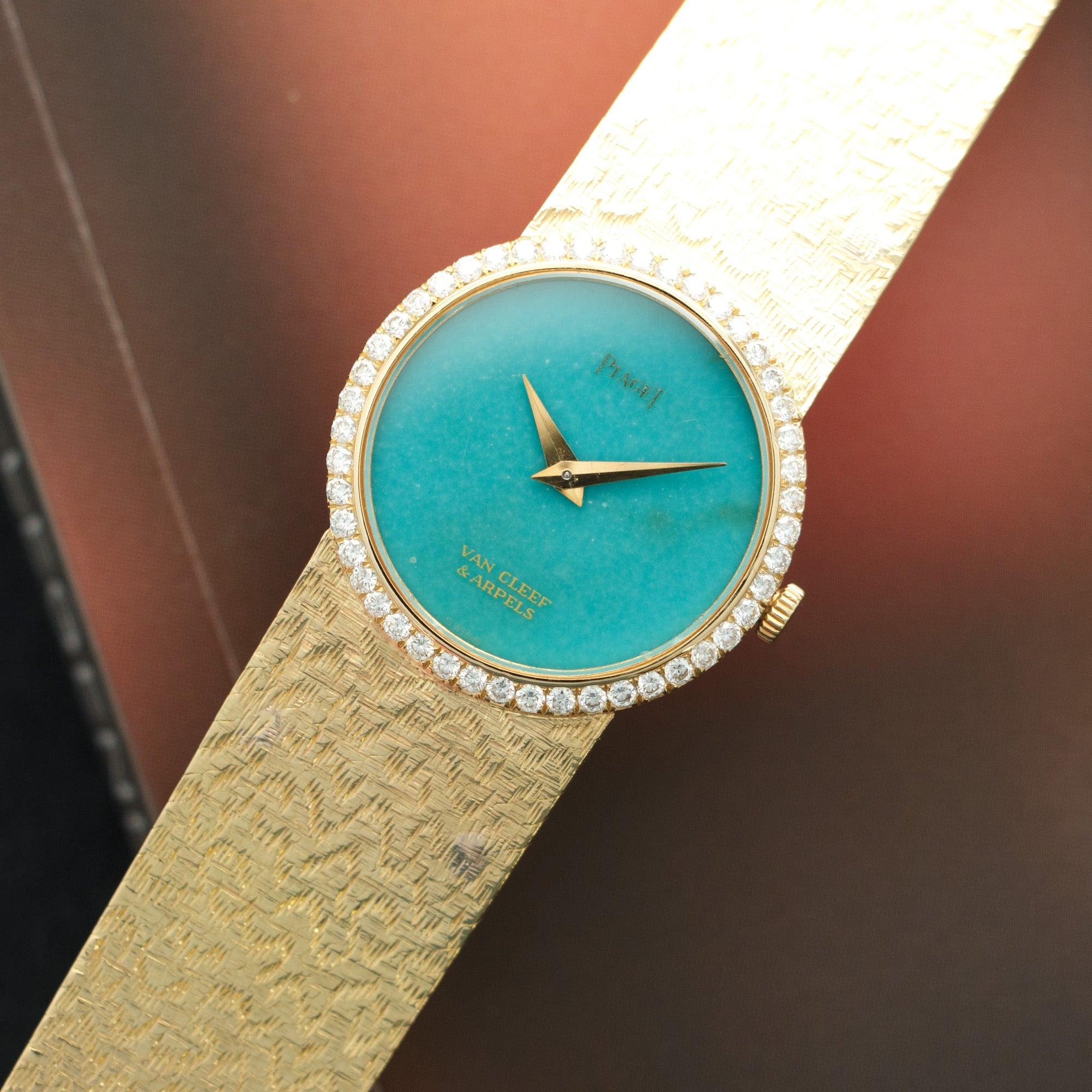 Piaget - Piaget Yellow Gold Turquoise Diamond Watch, Retailed by Van Cleef &amp; Arpels - The Keystone Watches