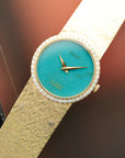Piaget - Piaget Yellow Gold Turquoise Diamond Watch, Retailed by Van Cleef & Arpels - The Keystone Watches