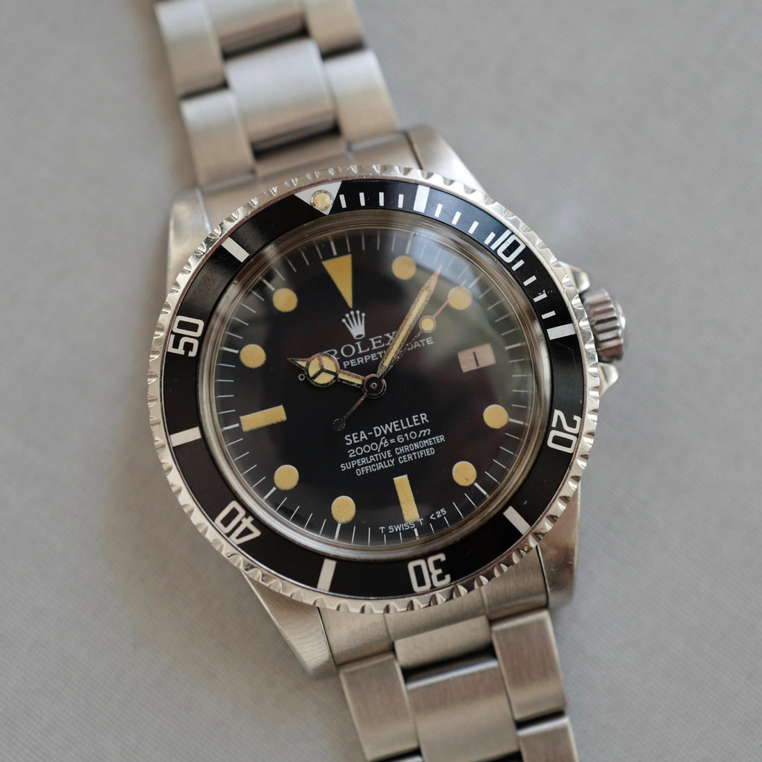 Rolex Sea-Dweller Rail Dial Watch Ref. 1665, from 1979