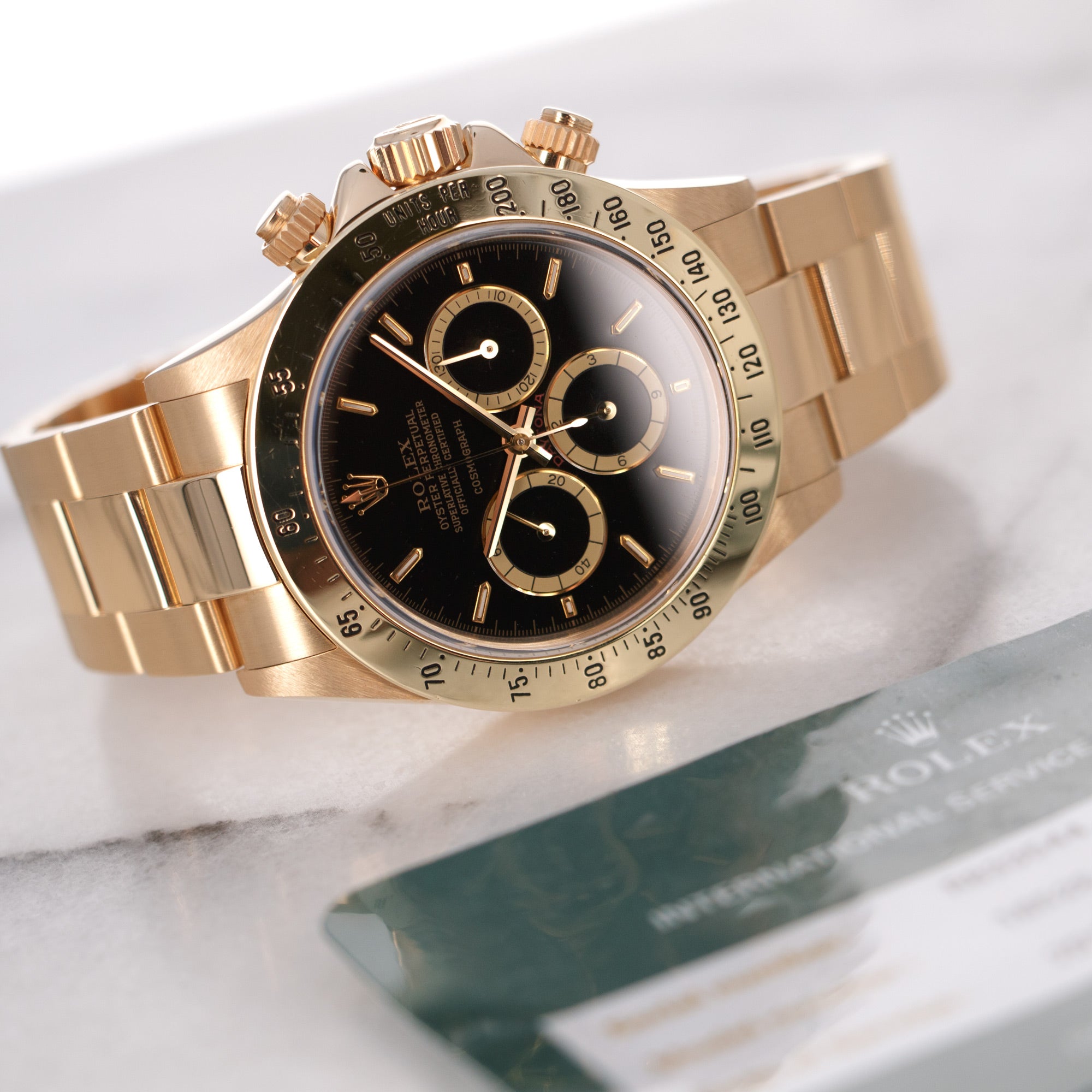 Rolex - Rolex Yellow Gold Cosmograph Floating Daytona Watch Ref. 16528 - The Keystone Watches