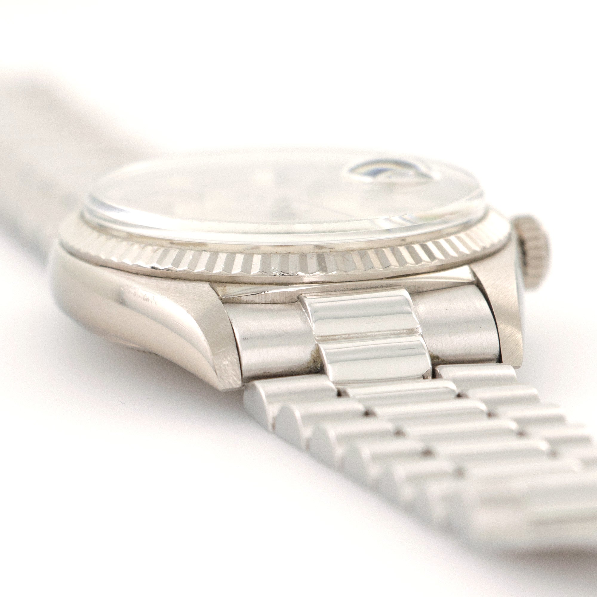 Rolex - Rolex White Gold Day-Date Watch Ref. 1803 with Original Warranty Paper - The Keystone Watches
