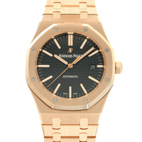 Audemars Piguet Rose Gold Royal Oak Watch Ref. 15400 with Original and Papers