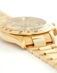 Rolex Yellow Gold Cosmograph Daytona Zenith Watch Ref. 16528 with Original Box and Papers