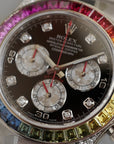 Rolex White Gold Cosmograph Daytona Rainbow Watch Ref. 116599