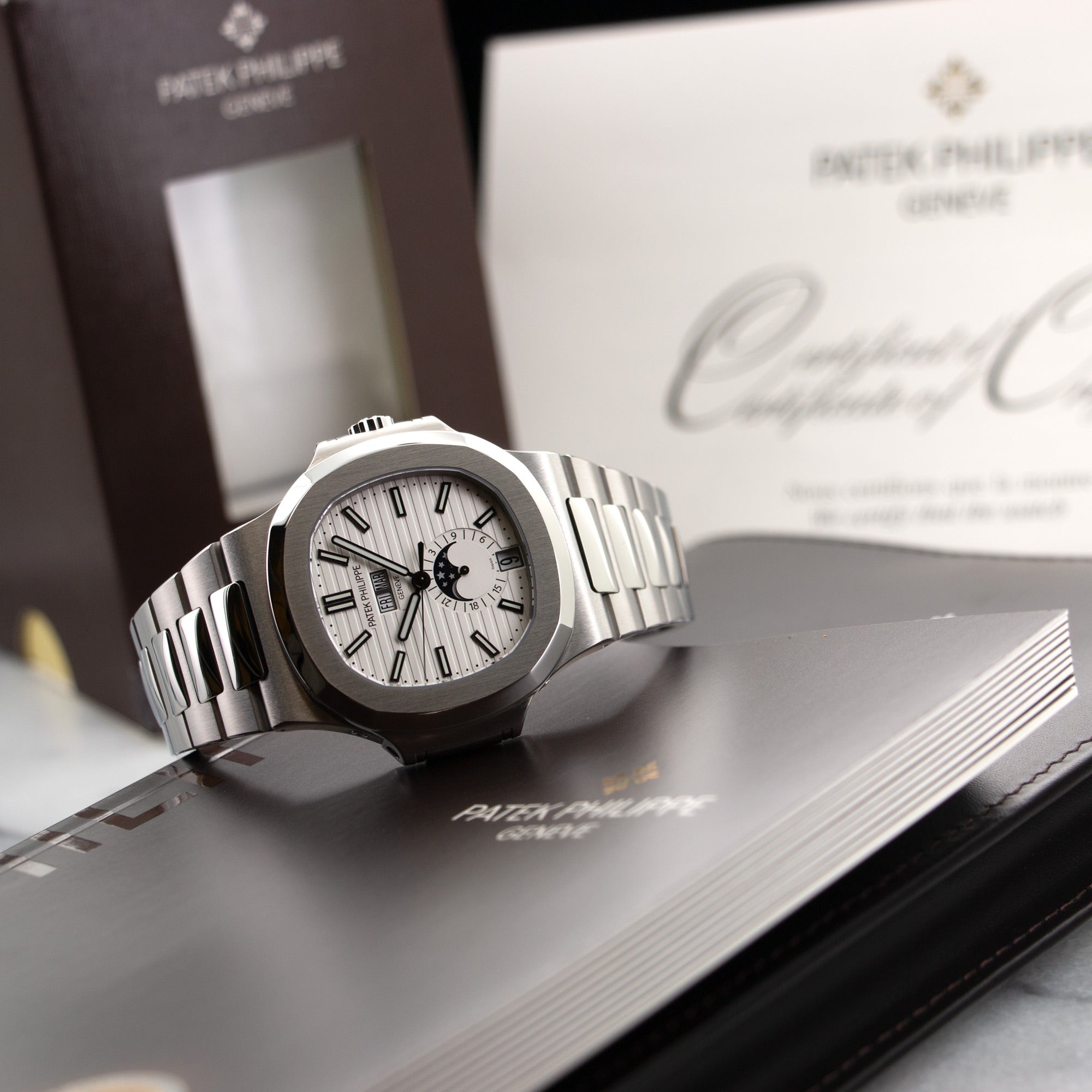 Patek Philippe - Patek Philippe Nautilus Moonphase Watch Ref. 5726 - The Keystone Watches