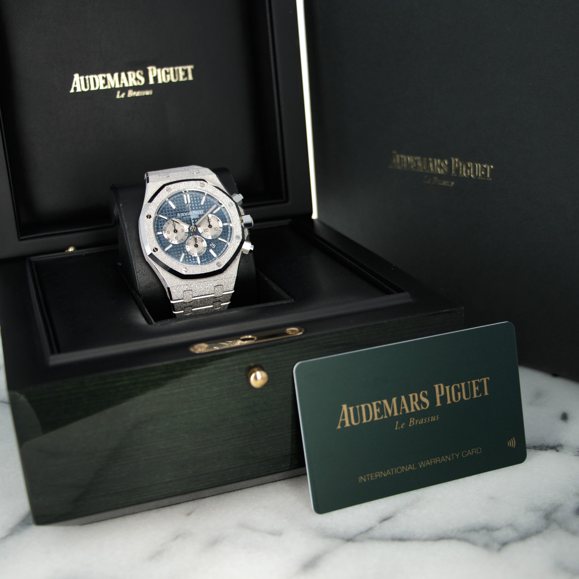 Audemars Piguet - Audemars Piguet Frosted White Gold Royal Oak Watch Ref. 26331 - The Keystone Watches