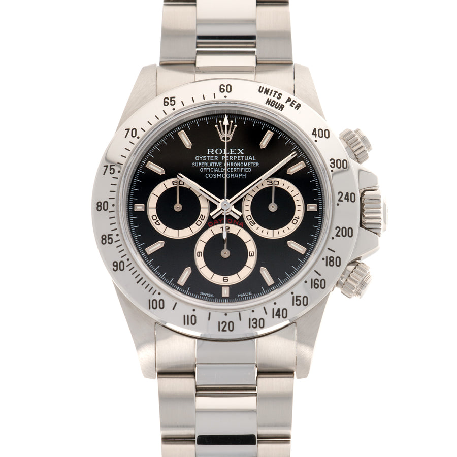 Rolex Cosmograph Daytona Zenith Watch Ref. 16520 with Original Warranty Paper