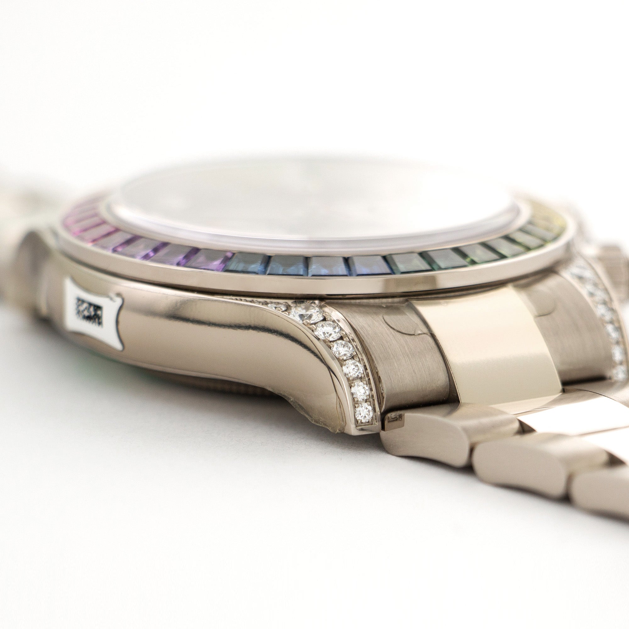 Rolex - Rolex White Gold Cosmograph Daytona Rainbow Watch Ref. 116599 - The Keystone Watches