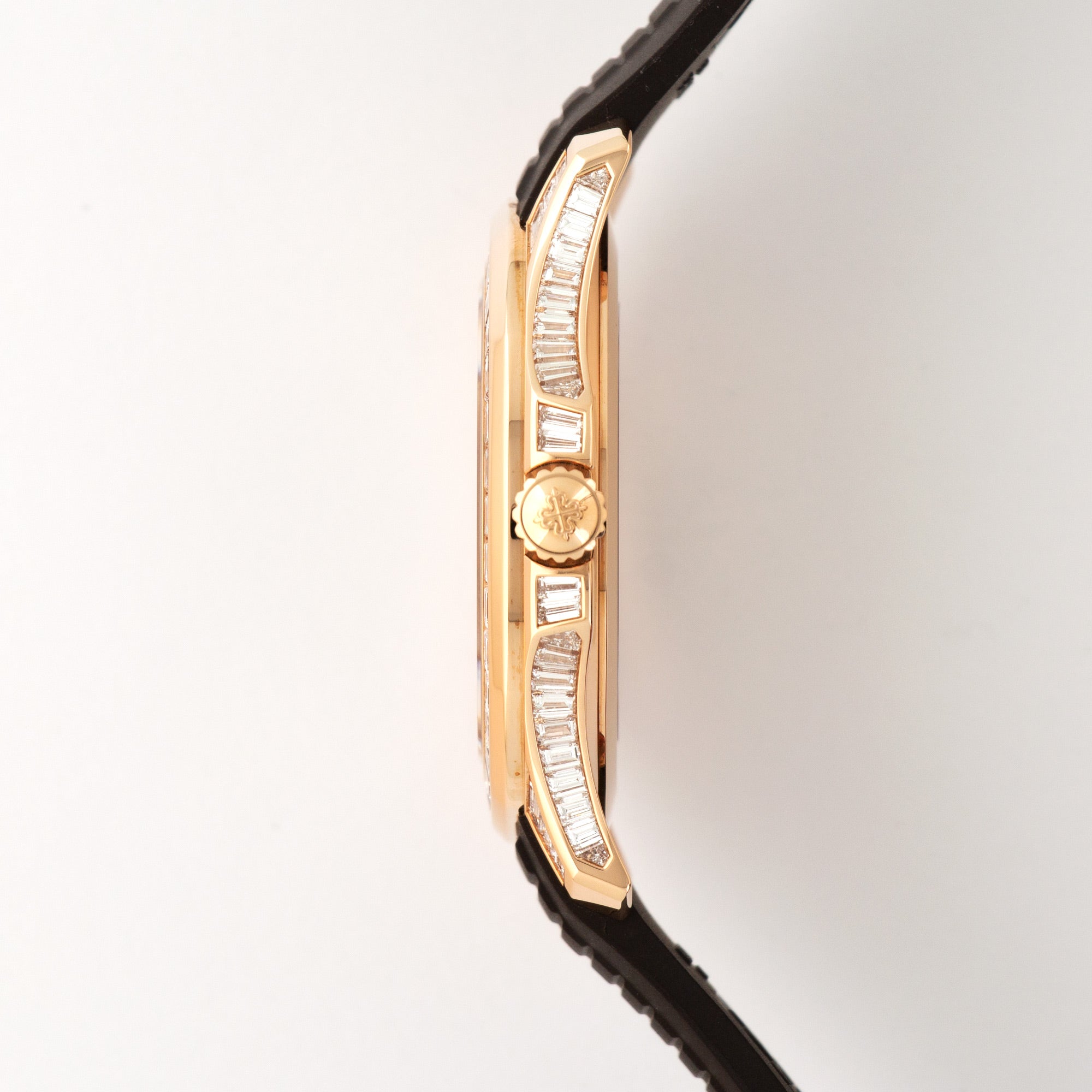 Patek Philippe - Patek Philippe Rose Gold Aquanaut Diamond Watch Ref. 5167/300R - The Keystone Watches