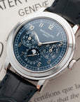 Patek Philippe Platinum Perpetual Calendar Minute Repeater Watch Ref. 5074, One of Only Two Known