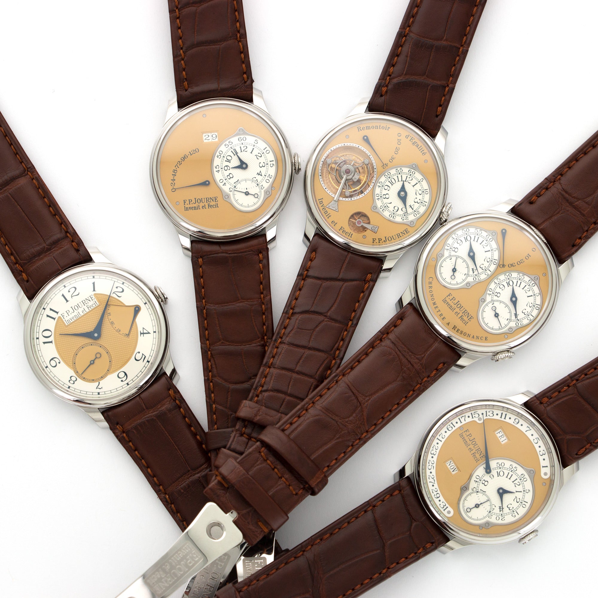FP Journe - F.P. Journe Steel End of 38mm Five Watch Set from 2015 - The Keystone Watches