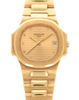 Patek Philippe - Patek Philippe Nautilus Yellow Gold diamond dial ref. 3800/1 - The Keystone Watches