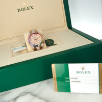 Rolex Rose Gold Daytona Rainbow Watch Ref. 116595 in Unworn Condition