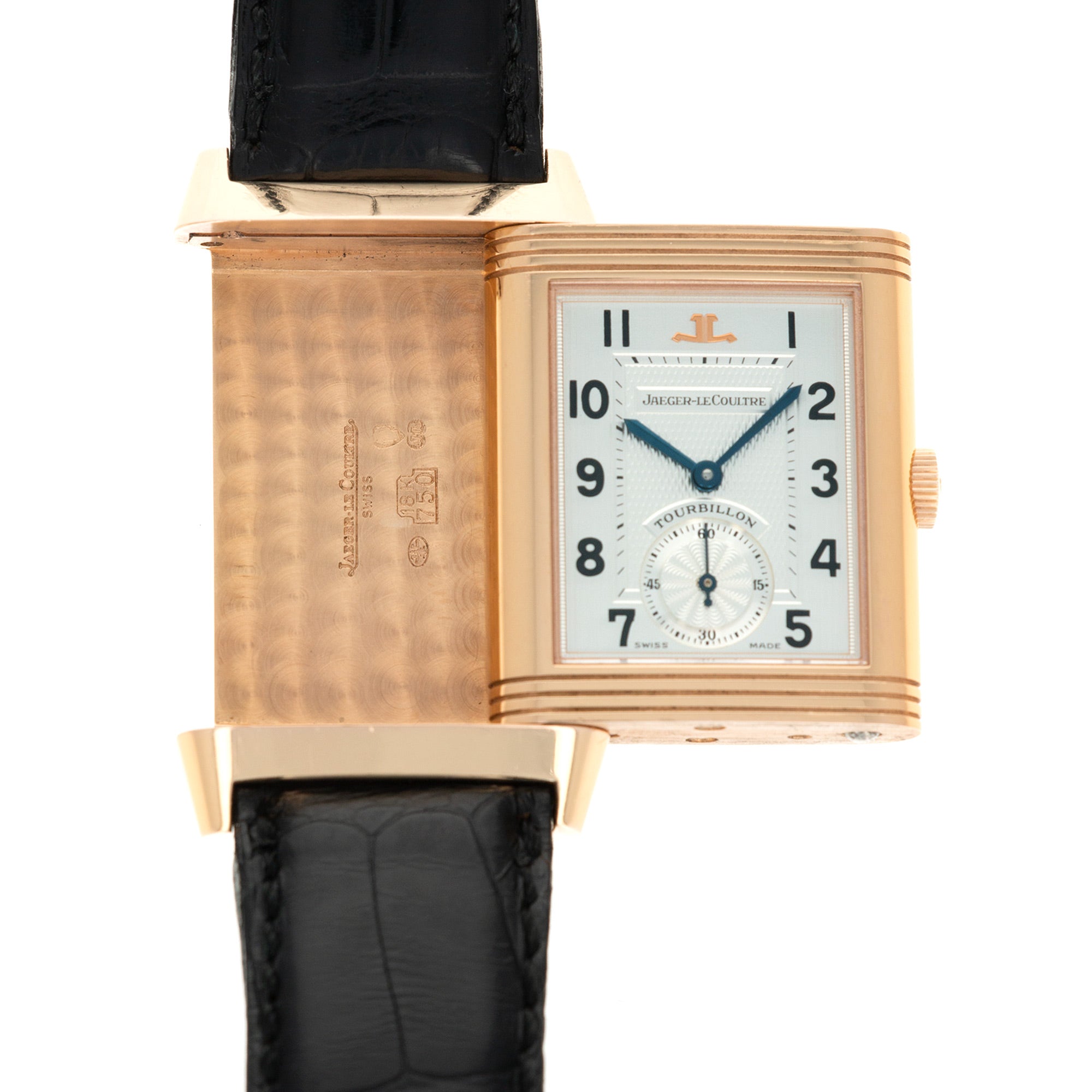 Jaeger LeCoultre - Jaeger Lecoultre Rose Gold Reverso Tourbillon Watch, Ref. 270.2.68 - The Keystone Watches