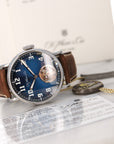 H. Moser & Cie Heritage Tourbillon Funky Blue Watch