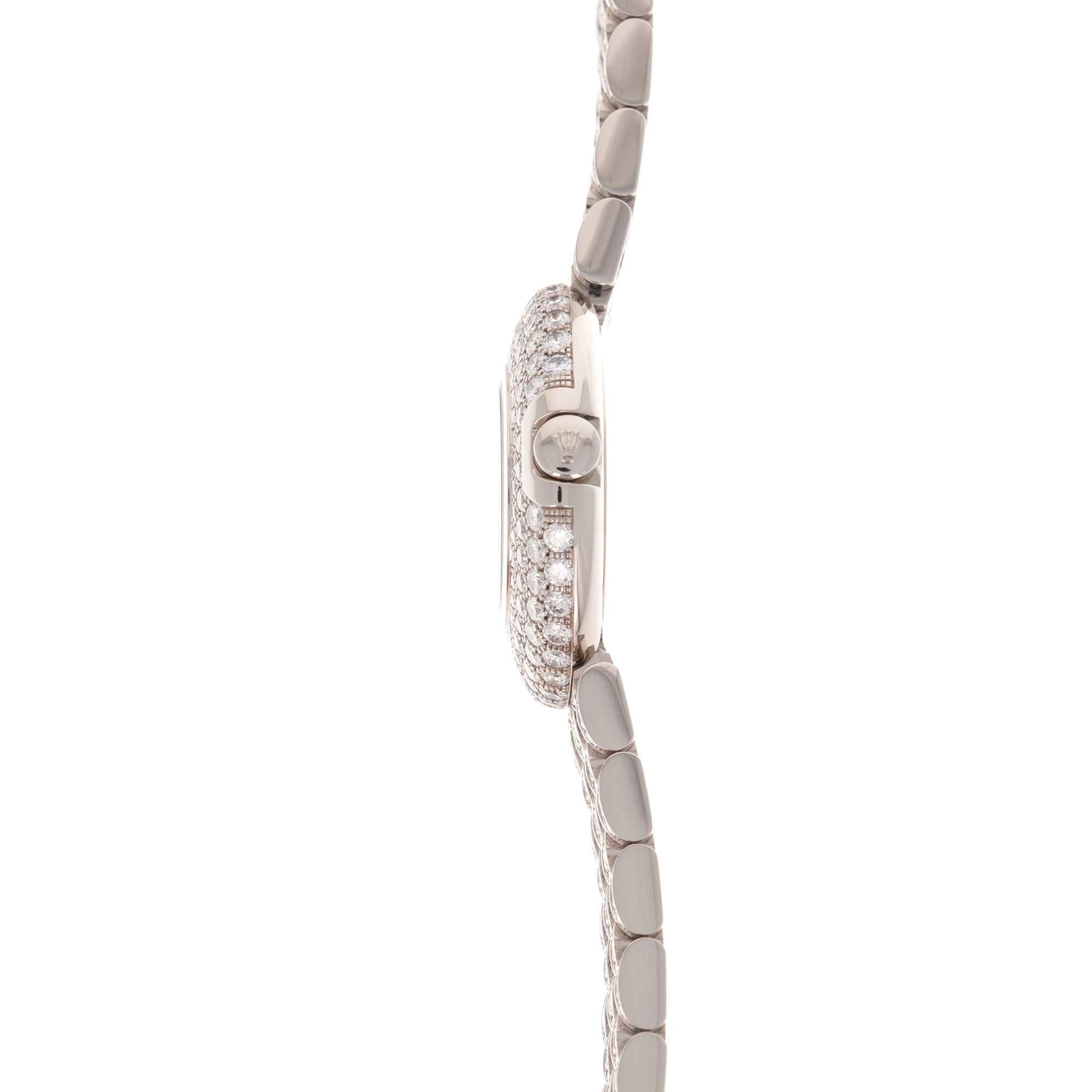 Rolex - Rolex White Gold Orchid Diamond Bracelet Watch - The Keystone Watches