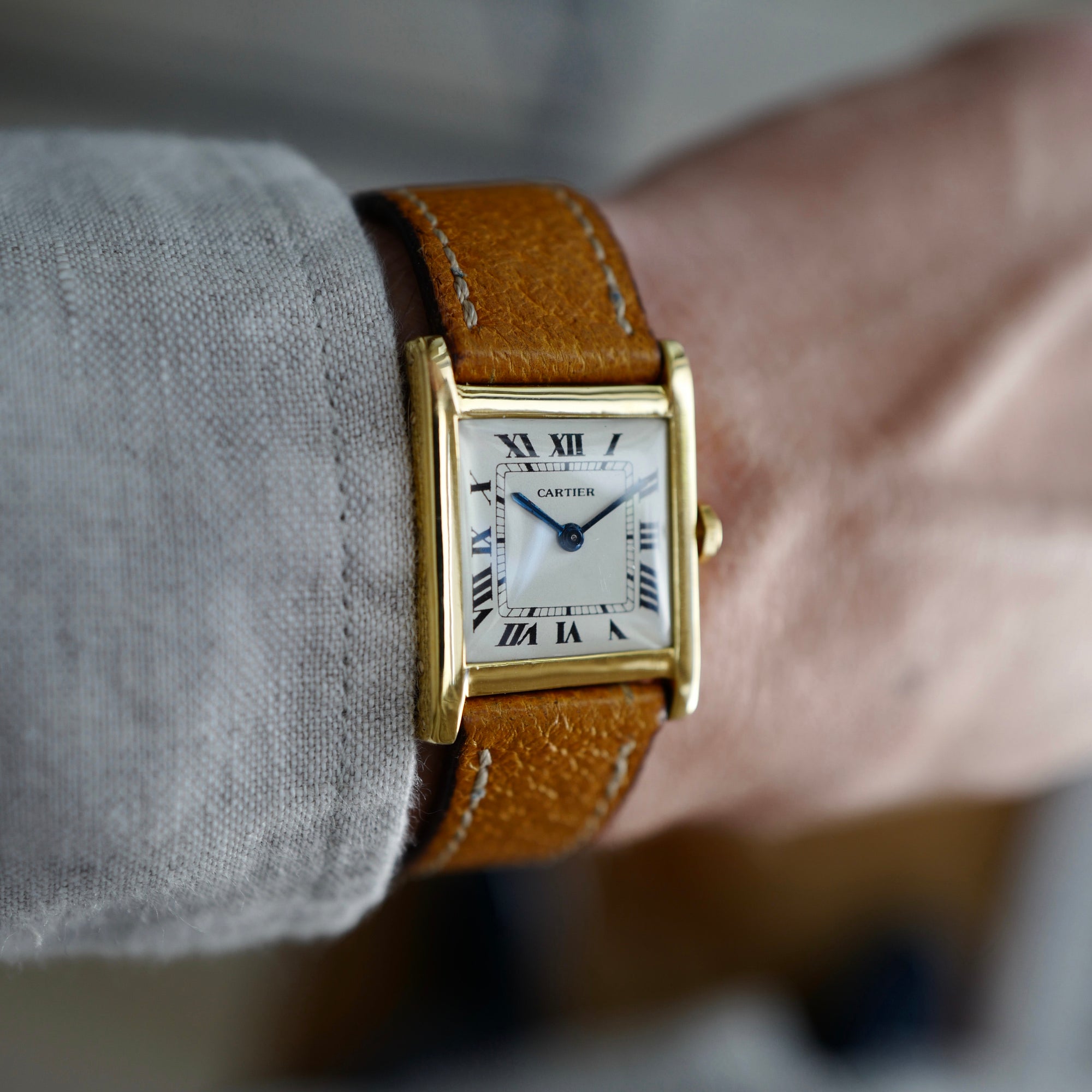 Cartier - Cartier Yellow Gold Large Tank Speciale Watch, 1959 - The Keystone Watches