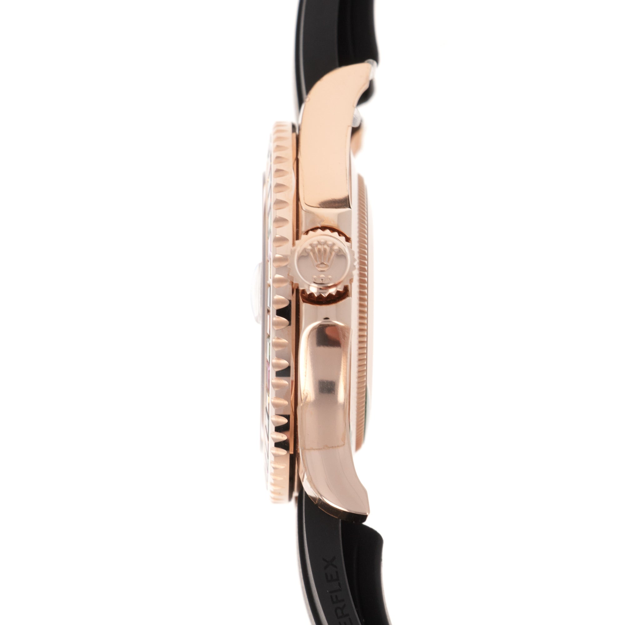 Rolex - Rolex Rose Gold Yacht-Master Rainbow Diamond Watch Ref. 116695 - The Keystone Watches
