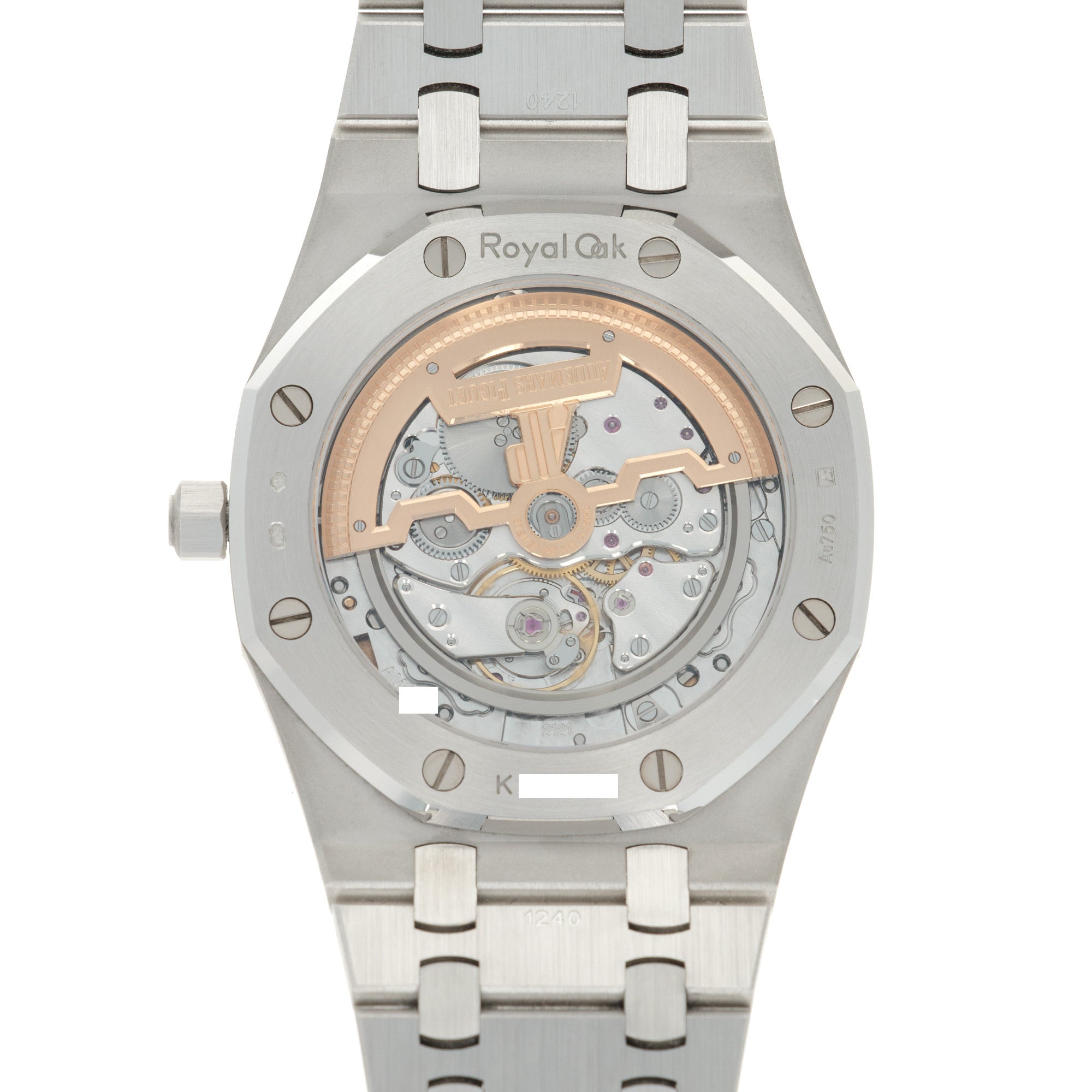 Audemars Piguet - Audemars Piguet White Gold Royal Oak Salmon Dial Watch Ref. 15202 - The Keystone Watches