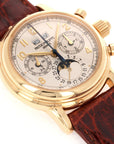 Patek Philippe - Patek Philippe Yellow Gold Perpetual Calendar Split Seconds Chrono Watch Ref. 5004 - The Keystone Watches